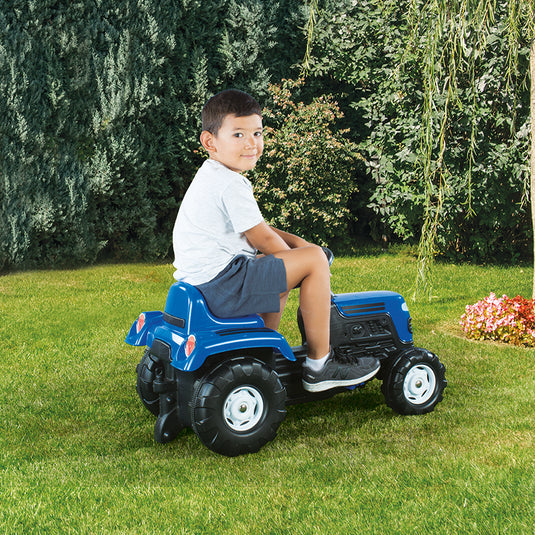 Dolu traptractor met claxon blauw zwart???????