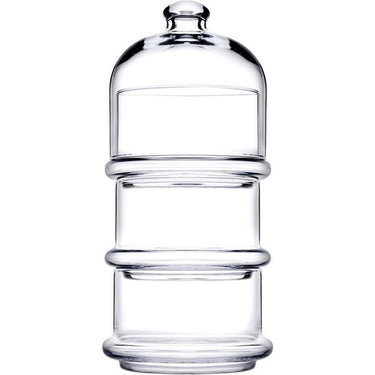 Overige merken pa?abah ccedil;e glazen toren voorraadpot 26x11.8 cm