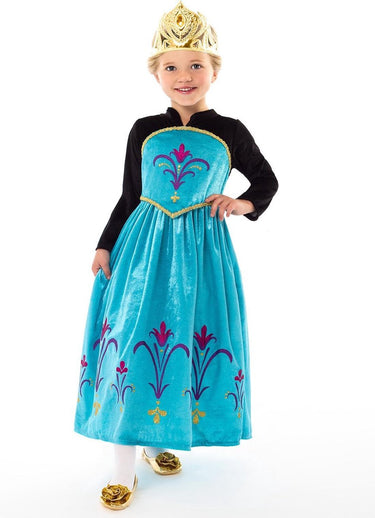 Little adventures - frozen elsa jurk kroningsdag - maat 104 116