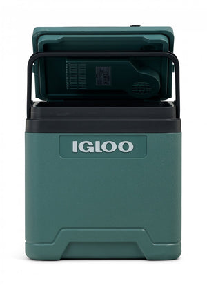 Igloo ie24 koelbox - 24l - ac- en dc-aansluitingen - 20°c onder de omgevingstemperatuur - eco - groen