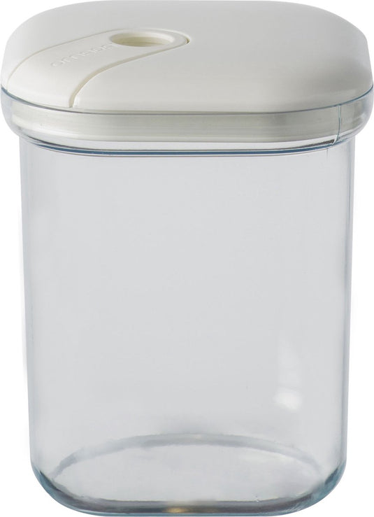Omada - pull box voorraadpot 1 liter - polypropyleen - beige -