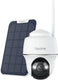 Reolink 2k 5mp beveiligingscamera met zonnepaneel, pan- en kantelfunctie, 360° kijkhoek, batterijen draadloos, kleuren nachtzicht, detectie persoon voertuig, argus series b430 met zonnepaneel