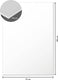 Kangaro foamboard - 70 x 100 cm - 5mm - wit - doos van 10 stuks - k-0075-006