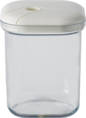 Omada - pull box voorraadpot 1 liter - polypropyleen - beige -