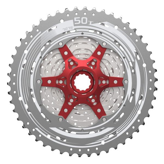SunRace csmx8 cassette 11 speed 11-42 tands zilver in box