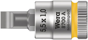 Wera 8700 a fl zyklop bit dop-combinatie met 1 4 aandrijving , fl 1,2 x 6,5 x 28 mm - 1 stuk(s) - 05003322001