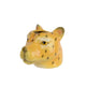 Decoris bloempot luipaard porselein 10x13x10,8cm