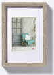 Walther stockholm - mdf houten lijst- fotoformaat 15x20 cm - grijs