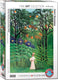 Eurographics - vrouw in een exotisch woud [femme dans une foraêt exotique] - henri rousseau - 1000 stukjes 48×68cm (b×h) - fine art legpuzzel