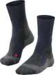 Falke tk1 anti-blaar dik wol functioneel materiaal wandelsokken dames blauw - maat 37-38