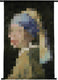 Hd collection wall hanging lady pearl blue 110x3x83cm
