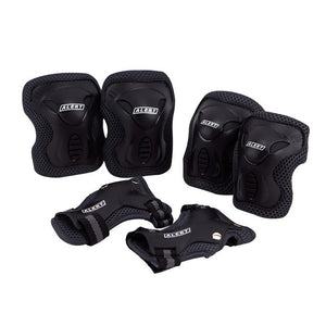 Alert sport beschermset maat s 3-delig zwart