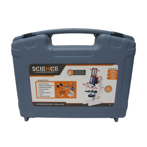 Science wetenschappelijke microscoopset - microscoopset in koffer - wetenschappelijke microscoop