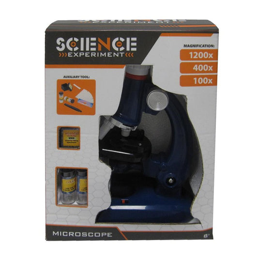 Science microscoop met 100-1200x vergroting + licht