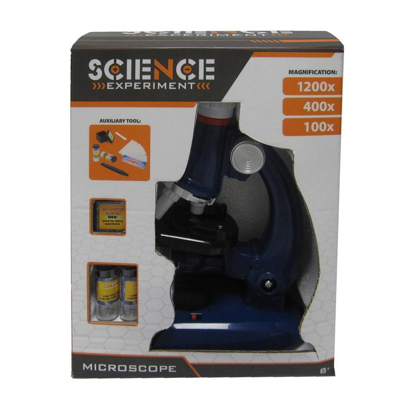 Science microscoop met 100-1200x vergroting + licht
