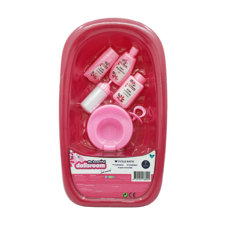 Load image into Gallery viewer, My beautiful dolls room my beautiful dollsroom poppenbad speelset 7-delig
