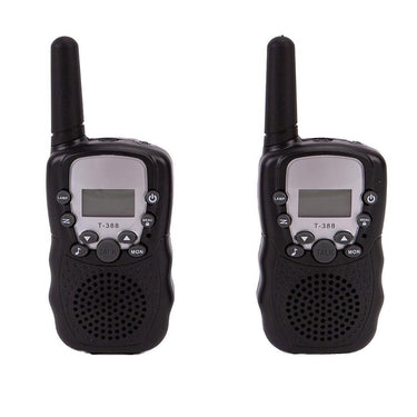 Basic science experiment t-388 walkie talkie + licht zwart