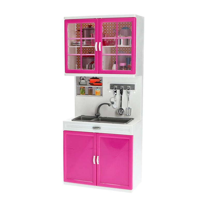 Load image into Gallery viewer, Fleur keuken speelset gootsteen met keukenkastjes
