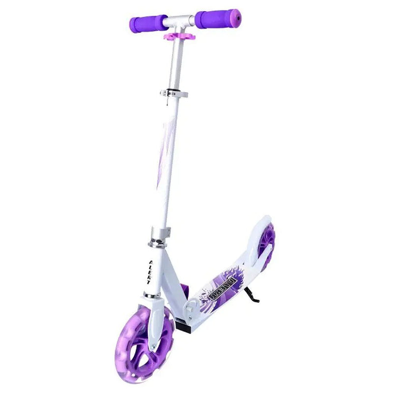 Load image into Gallery viewer, Alert spinout aluminium step met grote wielen wit paars
