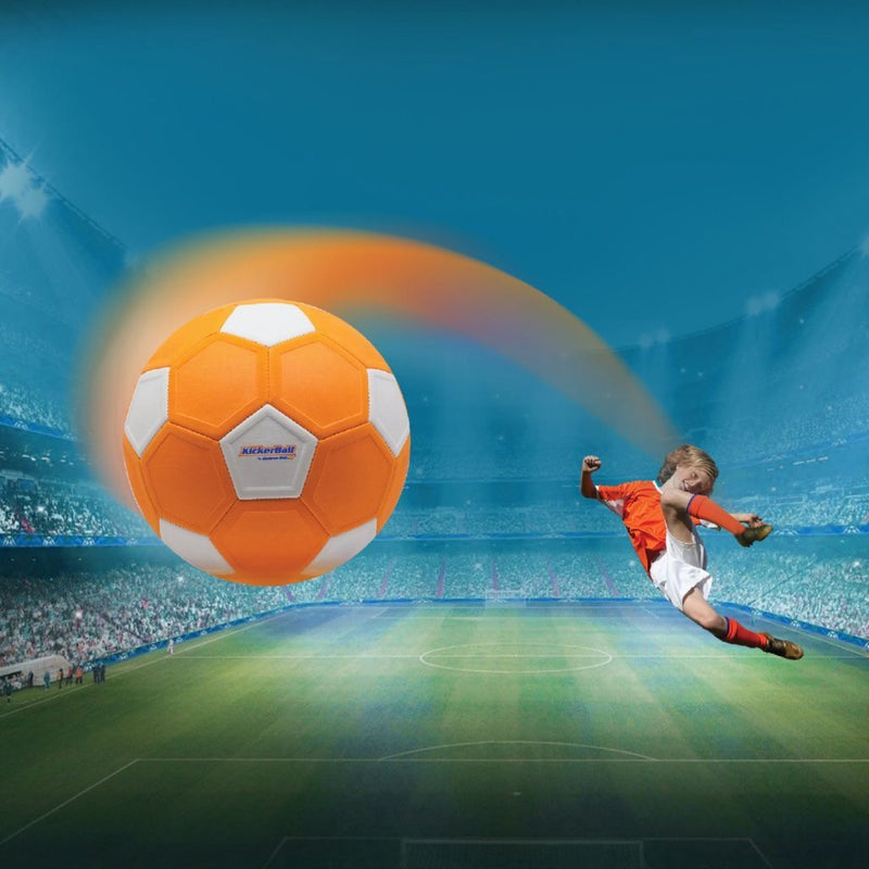 Load image into Gallery viewer, Overige merken kickerball maat 4 oranje wit
