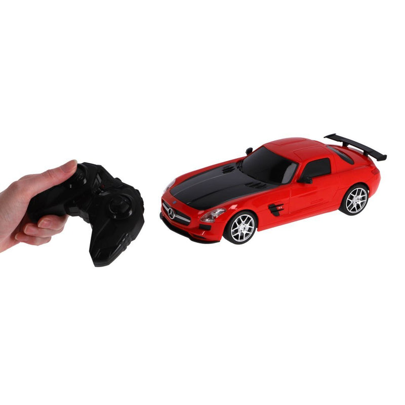 Load image into Gallery viewer, Kool speed rc mercedes-benz sls amg gt final edition 1:16 + licht rood zwart
