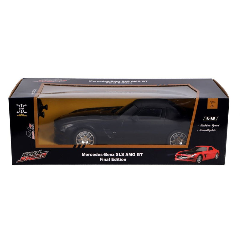 Load image into Gallery viewer, Kool speed rc mercedes-benz sls amg gt final edition 1:16 + licht zwart
