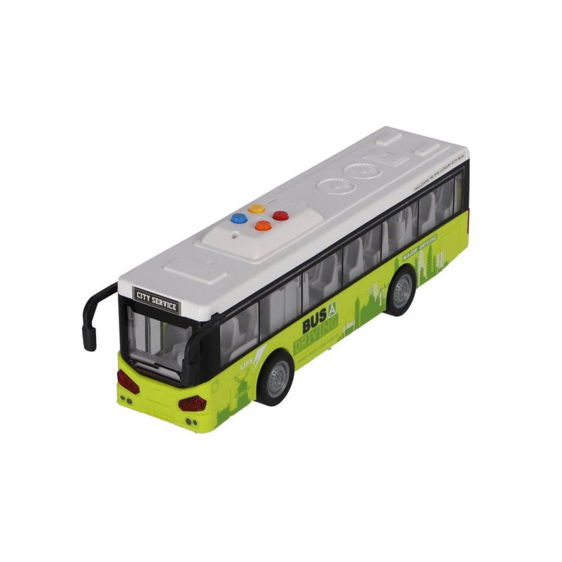 Load image into Gallery viewer, Overige merken stadsbus 1:16 + licht en geluid wit groen

