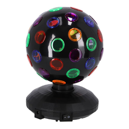 Overige merken party time led discobal 12,5 cm zwart
