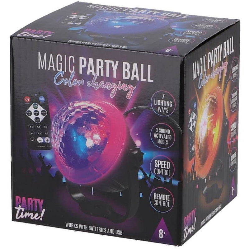 Load image into Gallery viewer, Overige merken party time magische party bal met disco effect + afstandsbediening zwart
