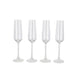 Daily home champagneglazen 190 ml 4 stuks transparant