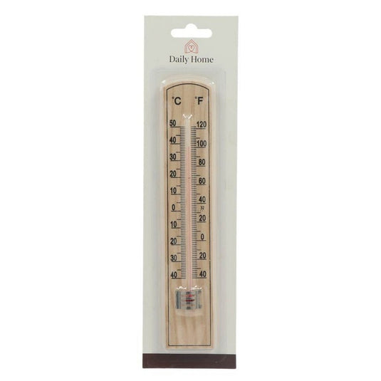 Daily home houten kamer thermometer 20 cm