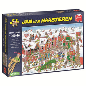 Jan van haasteren - het dorp van de kerstman - 1000 stukjes - legpuzzel