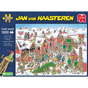 Jan van haasteren - het dorp van de kerstman - 1000 stukjes - legpuzzel
