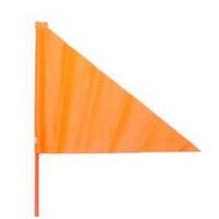 IceToolz fiberglas vlag oranje 150 cm, 2-delig deelbare stang