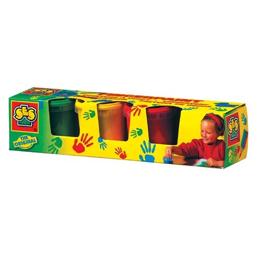Ses vingerverf, 4 kleuren