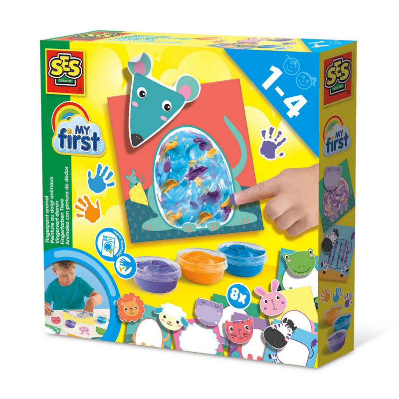ギャラリービューアに画像をロードする, Ses my first - vingerverf dieren
