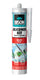 Bison siliconenkit glas koker 300 ml - transparant, blijvend elastisch, uitstekende hechting, kleurvast, vooer toepassingen met glas, auquaria, vitrinebouw