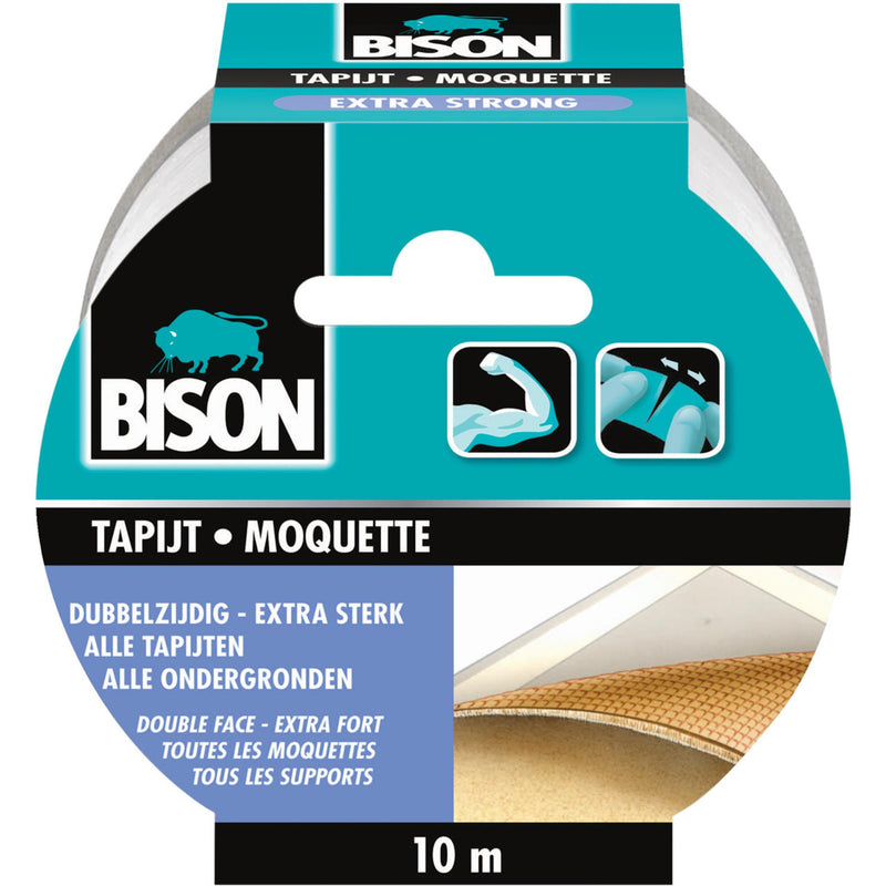 Load image into Gallery viewer, Bison tapijt tape extra sterk 10mx5cm
