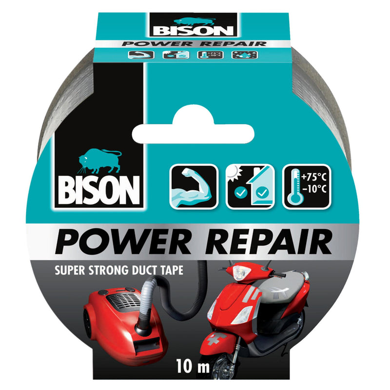 Load image into Gallery viewer, Bison power duct tape grijs 10mx4,8cm

