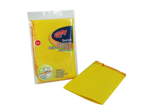 Multy stofdoeken geel 40 x 40 cm set - 2 stuks -