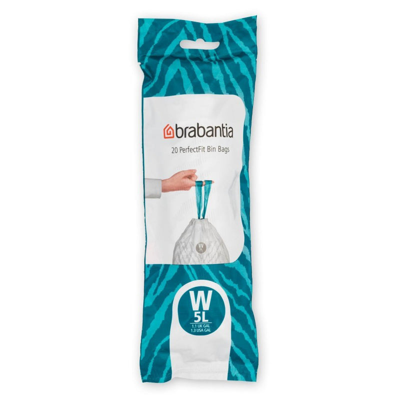 Load image into Gallery viewer, Brabantia perfectfit afvalzak code w 5l 20 stuks
