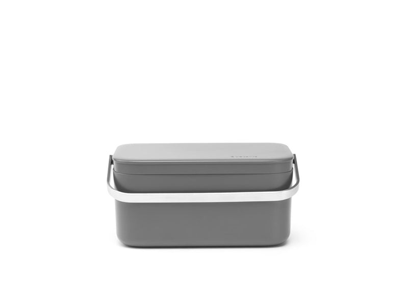 Load image into Gallery viewer, Brabantia aanrecht afvalbakje grijs
