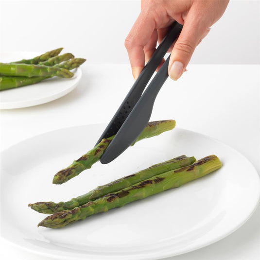 Brabantia tasty+ keukentang plus serveertang - granite grey
