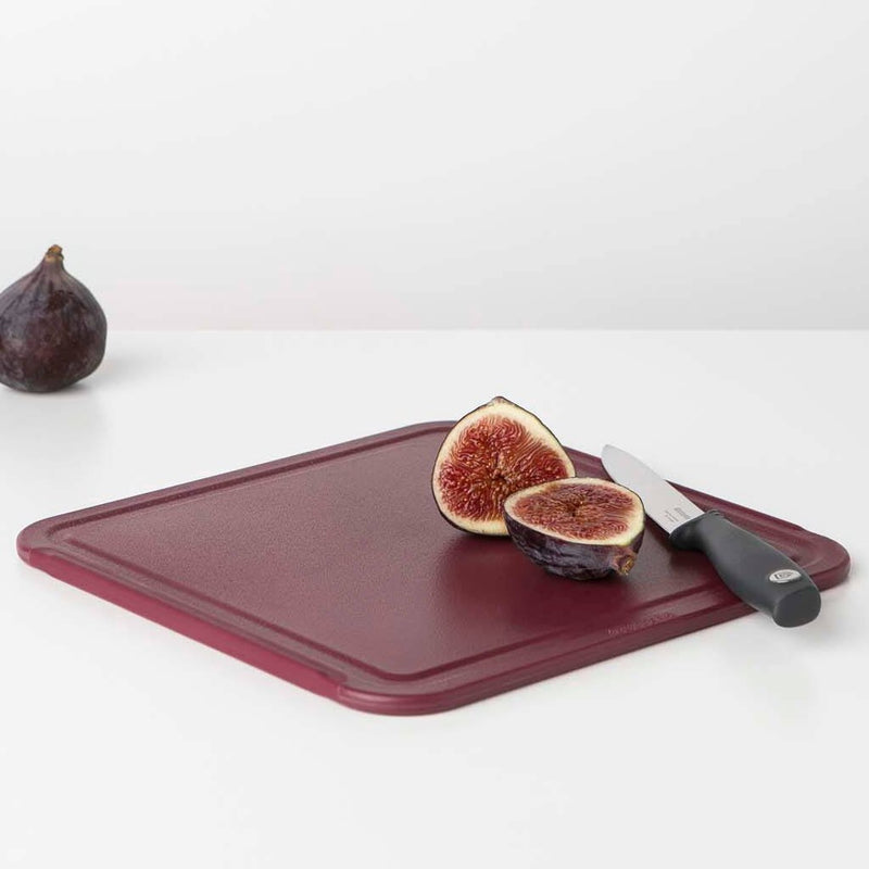 Load image into Gallery viewer, Brabantia tasty+ snijplank 25x0.8x25 cm aubergine rood
