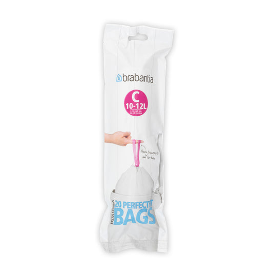Brabantia perfectfit 10-12 liter vuilniszakken c rol a 20 zakken