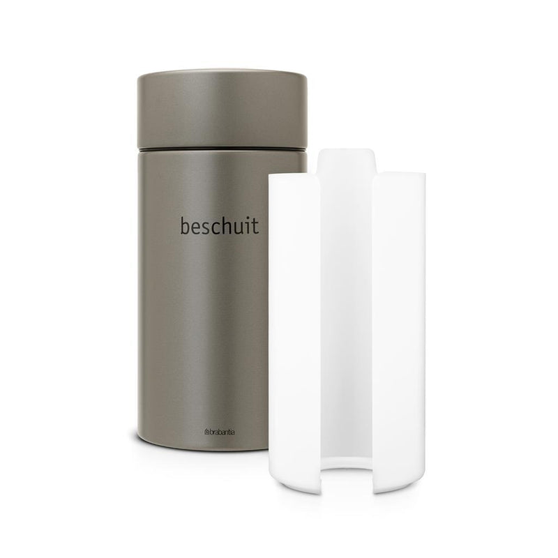Load image into Gallery viewer, Brabantia Brabantia Beschuitbus Platinum met Lift 1.7L
