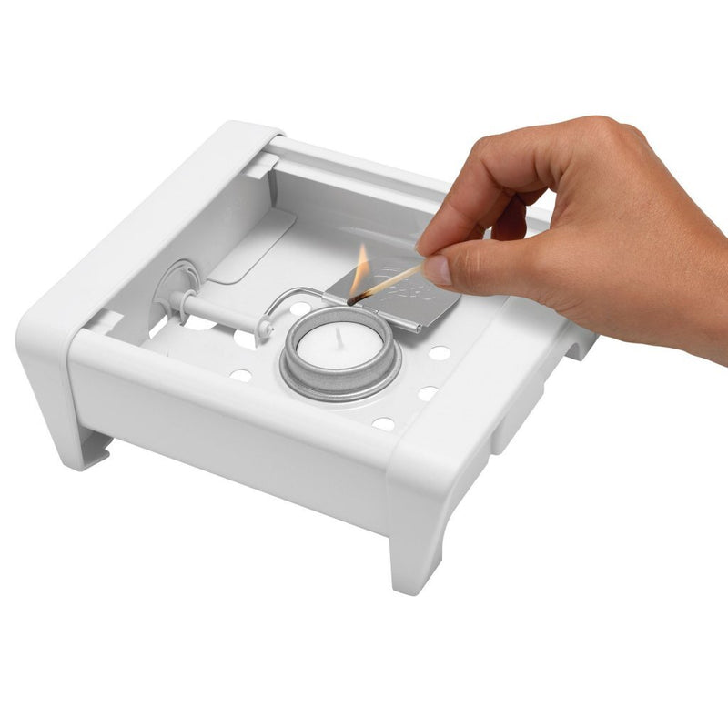 Load image into Gallery viewer, Brabantia Brabantia Rechaud Schotelwarmer met 1 Kaarsje Zwart
