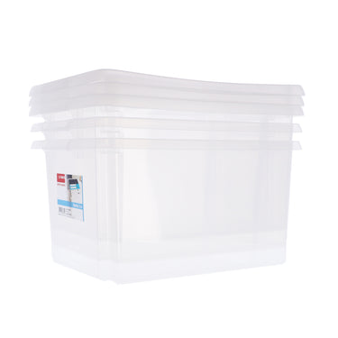 Sunware nesta opbergboxen 32l 3 stuks wit transparant