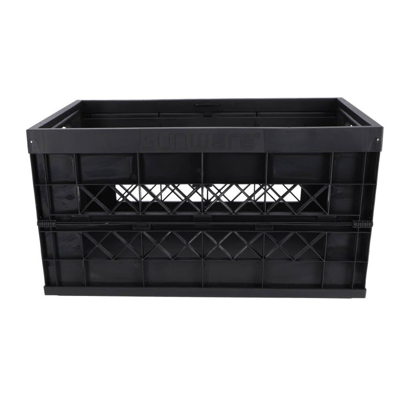 Chargez l'image dans la visionneuse de la galerie, Sunware square vouwkrat 45l - heavy duty boodschappenkrat - zwart

