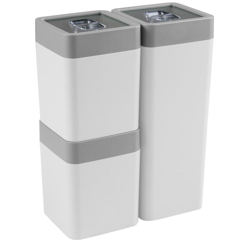 Load image into Gallery viewer, Sunware sigma home voorraadbussen 0.6l+1.4l 3 stuks wit

